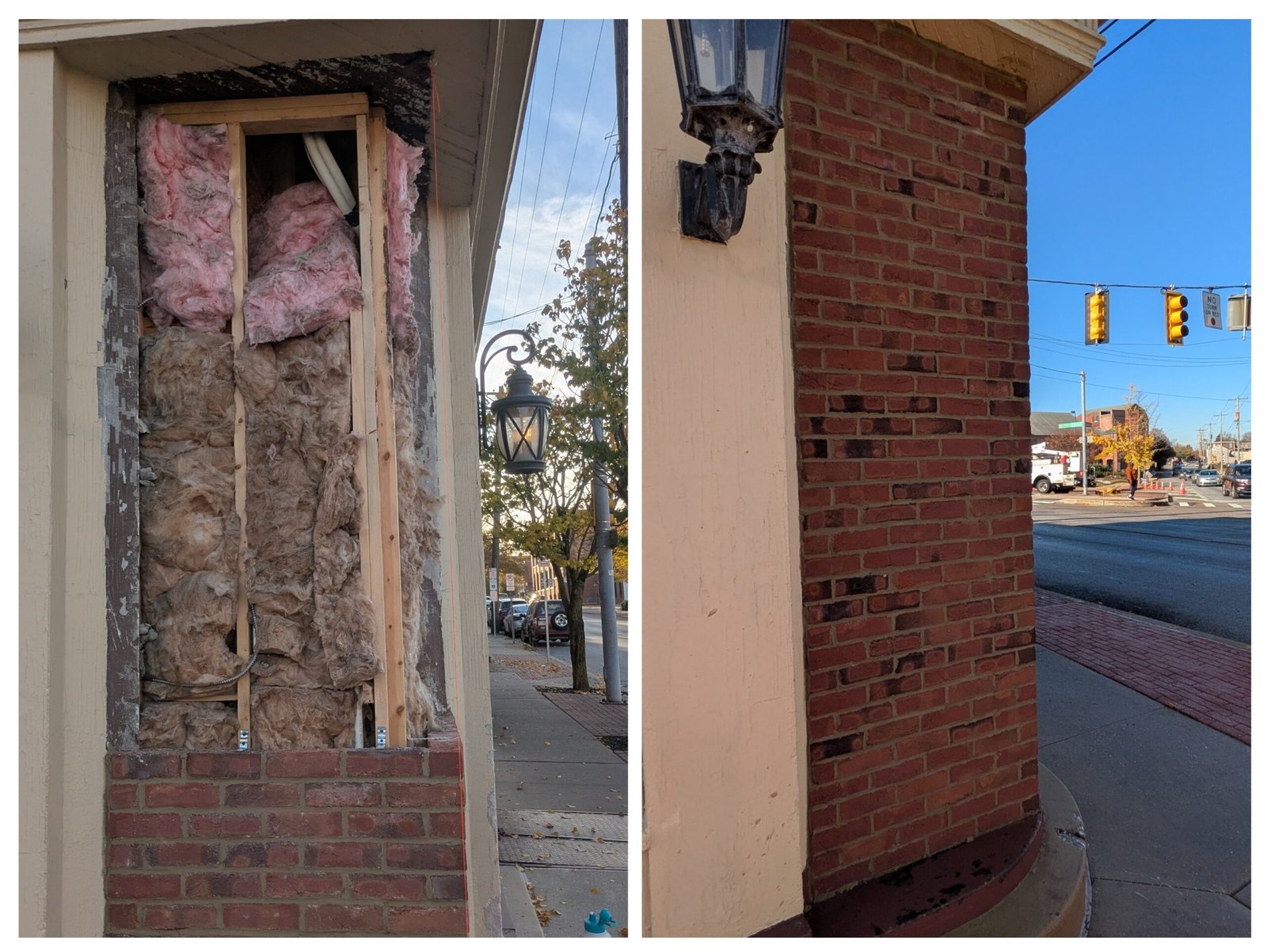 Concrete block wall construction by LBE Masonry