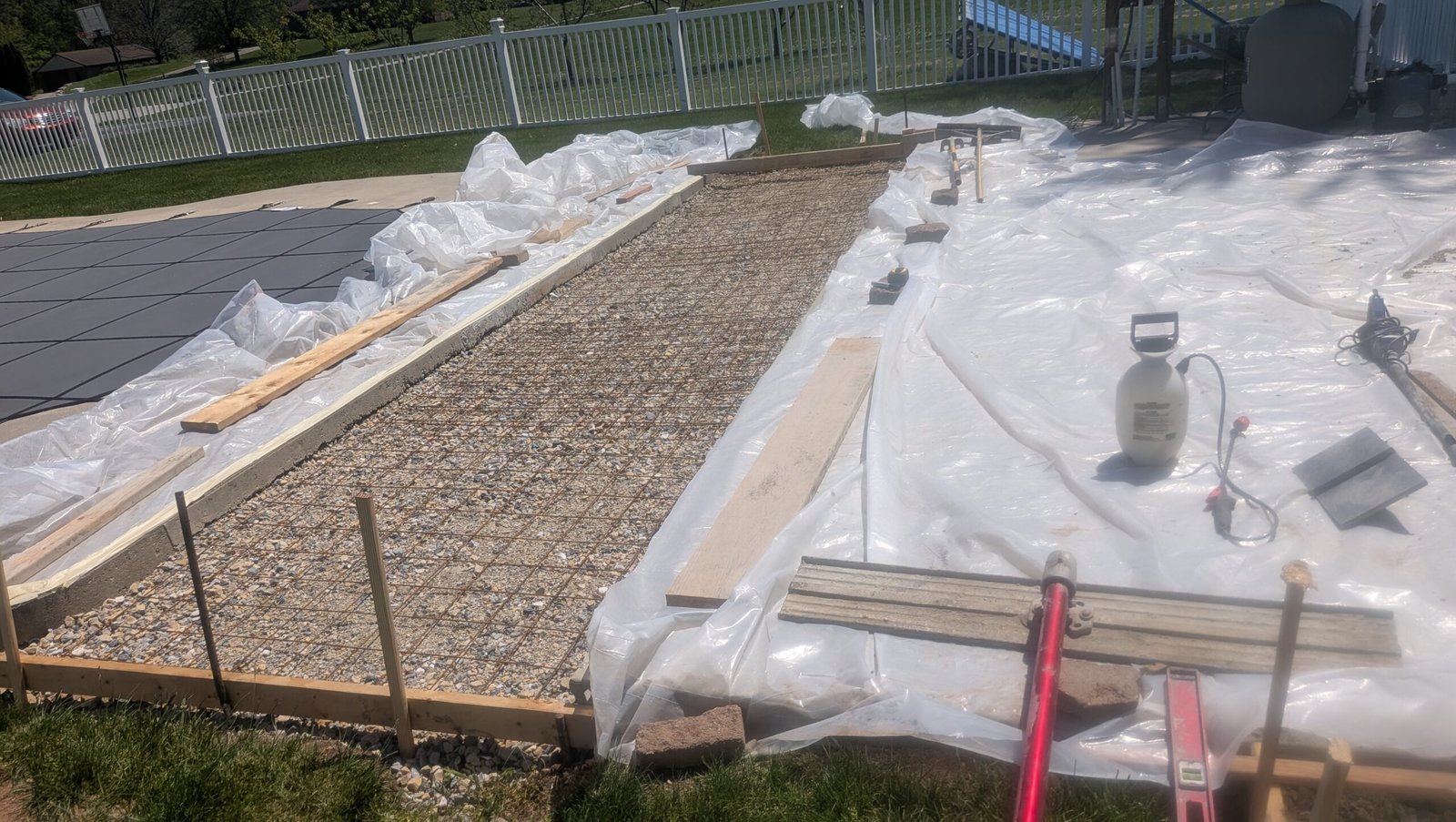 Retaining wall installation in York PA by LBE Masonry